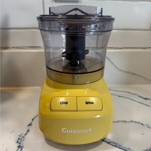 Cuisinart Yellow Food Processor with Chop and Grind